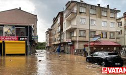 Giresun'da şiddetli yağış etkili oluyor