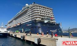 Bodrum'a "Mein Schiff 5" kruvaziyeriyle 2 bin 747 yolcu getirildi