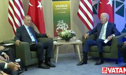 Cumhurbaşkanı Erdoğan'ın ABD Başkanı Biden ile görüştü