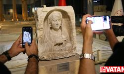 İtalya'dan iadesi sağlanan Zeugma kökenli mezar steli Türkiye'de