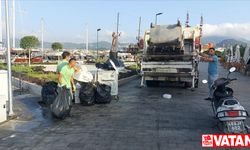 Marmaris'te Kurban Bayramı tatilinde 3 bin 192 ton atık toplandı