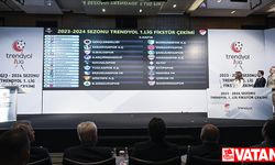 Trendyol 1. Lig'de 2023-2024 sezonunun fikstür çekimi yapıldı