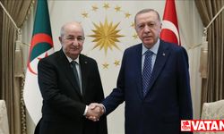 Cumhurbaşkanı Erdoğan ile Cezayir Cumhurbaşkanı Tebbun görüşmesi başladı