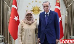 Cumhurbaşkanı Erdoğan, BM Habitat İcra Direktörü Sharif'i kabul etti