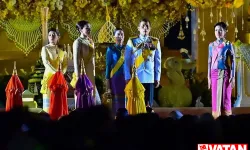 Tayland Kralı'nın ihtişamlı doğum günü kutlaması