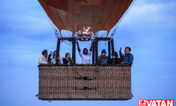 Maasai Mara'da sıcak hava balonları