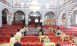 Başkan Öztekin çocuklarla bir araya geldi