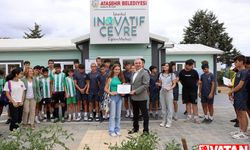 İÇEM’de atölyelere katılan öğrenciler sertifikalarını aldılar