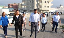 CHP Grup Başkanvekili Burcu Köksal, Hatay'da