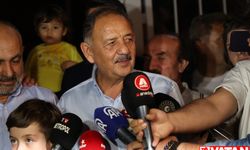 Bakan Özhaseki, maç sonunda gazetecilerin sorularını yanıtladı