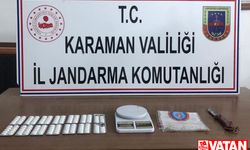 Karaman'da mısır tarlasında uyuşturucu yetiştiren 2 şüpheli tutuklandı