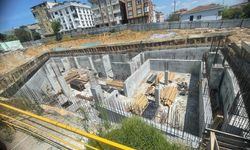 Zübeyde Hanım Kültür Merkezi inşaatı hızla devam ediyor