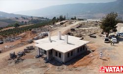 Depremzedeler için köy evleri inşa ediliyor