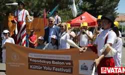 Bakan Ersoy, Türkiye Kültür Yolu Festivali'nin Nevşehir'deki etkinlik alanlarını inceledi