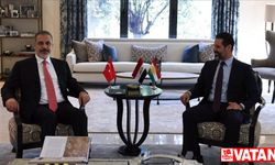 Dışişleri Bakanı Fidan, IKBY Başbakan Yardımcısı Talabani ile görüştü