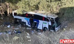 Yozgat'ta 12 kişinin öldüğü kazada şarampole düşen otobüsün Sivas terminalinden çıkışı kamerada