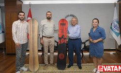 Üniversitenin ürettiği boardlar Erciyes'te adrenalin yaşatacak
