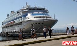 Doğal liman kenti Sinop, kruvaziyer turizmiyle yabancı turistleri ağırlamayı sürdürüyor