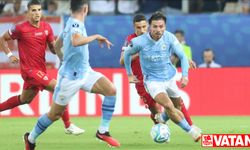 UEFA Süper Kupa'nın sahibi Manchester City oldu
