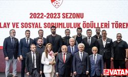 2022-2023 sezonu Fair Play ve Sosyal Sorumluluk Ödülleri Töreni düzenlendi