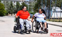 Bedensel engelli çift, şampiyonalara birbirlerinden güç alarak hazırlanıyor