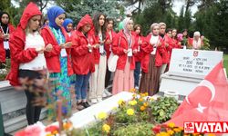 Gaziantep'ten Ordu'ya gelen kız öğrenciler şehit babasının fındığını hasat etti