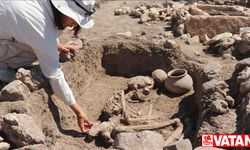Yerleşik yaşamın izlerini barındıran Çayönü Höyüğünde 5 sandık mezar daha bulundu