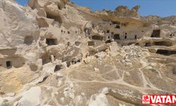 Kapadokya'daki turistik merkezler FPV dronla görüntülendi