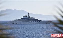 Lüks mega yat "Blue" Bodrum'da demirledi