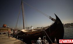 Viking yelkenlisi İstanbul'da Viking hayranları için hazırlanıyor