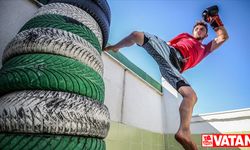 Milli kick boksçu Bilal Dural yeni başarılar için güç topluyor