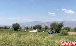 Aydın'da düşen sivil eğitim uçağındaki 2 kişi yaralandı