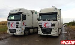 Azerbaycan'ın Karabağ'daki Ermenilere gıda yardımı Rus güçlerin kontrol noktasında bekletiliyor