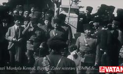 Atatürk'ün Büyük Zafer sonrası TBMM ziyaretine ilişkin görüntüler paylaşıldı