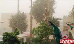 İran'ın güneydoğusunda kum fırtınası nedeniyle devlet kurumları yine tatil edildi