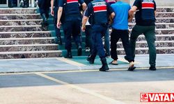 Yasa dışı yollarla sınırları geçmeye çalışan 9'u terör örgütü mensubu 12 kişi yakalandı