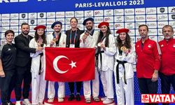 Milli para tekvandocular, Paris'te 5 madalya kazandı
