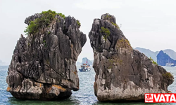 Vietnam'ın ikonik "öpüşen kayaları" çökme tehlikesiyle karşı karşıya
