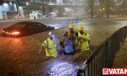 Hong Kong ve Güney Çin, rekor yağmurlardan kaynaklanan yaygın sel felaketiyle mücadele ediyor