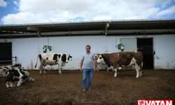 Çanakkaleli çiftçi TKDK desteğiyle kurduğu modern tesiste süt üretiyor