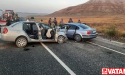 Çankırı'da iki otomobilin çarpıştığı kazada 1 kişi öldü, 7 kişi yaralandı