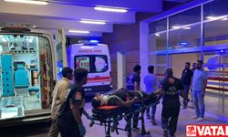 Adıyaman'da kule vinçten düşen 2 işçi yaralandı