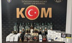 Ardahan'da gümrük kaçağı sigara, içki ve makaron ele geçirildi
