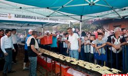 Kahramanmaraş'taki festivalde 5 bin kişiye balık ikram edildi