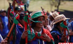Kolombiya'da Yerli Mingalar anlaşmaların ihlali nedeniyle yürüyüş düzenledi
