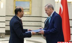 Mısır'ın Ankara Büyükelçisi Hamami, Cumhurbaşkanı Erdoğan'a güven mektubu sundu
