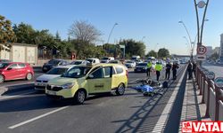 Kayseri'de taksiye çarpan motosikletin sürücüsü hayatını kaybetti