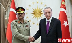 Cumhurbaşkanı Erdoğan, Pakistan Kara Kuvvetleri Komutanı Munir'i kabul etti