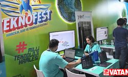 Genç girişimciler, geliştirdikleri elektrikli araç şarj istasyonu ile TEKNOFEST İzmir'de