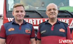 Trabzon'da itfaiyeci kardeşler 17 yıldır birlikte çalışıyor